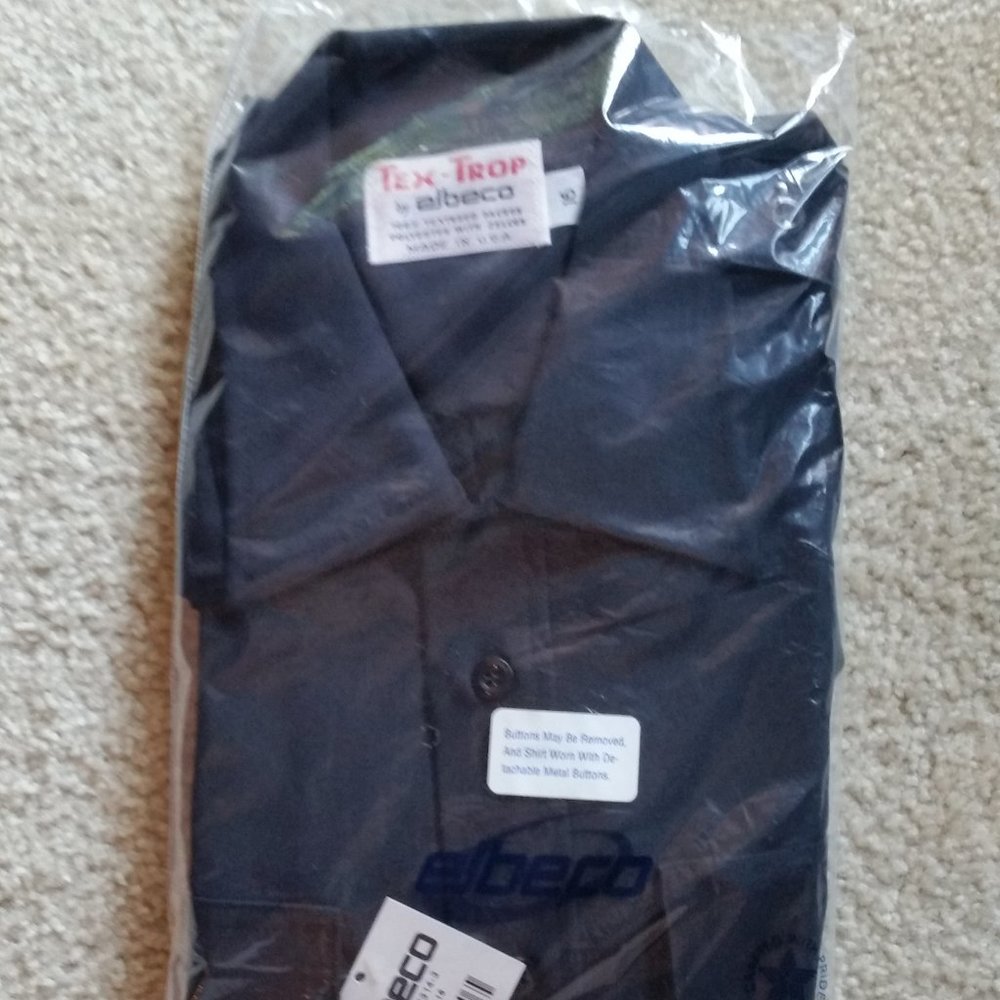 Elbeco Tex-Trop Short-Sleeved Black Shirt -Size 16